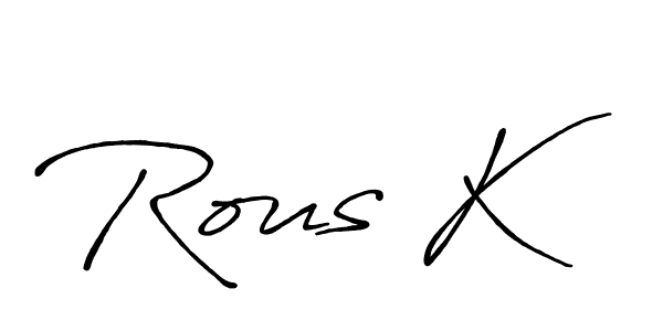 You can use this online signature creator to create a handwritten signature for the name Rous K. This is the best online autograph maker. Rous K signature style 7 images and pictures png