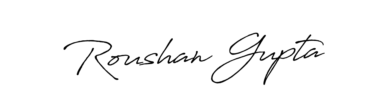 Also You can easily find your signature by using the search form. We will create Roushan Gupta name handwritten signature images for you free of cost using Antro_Vectra_Bolder sign style. Roushan Gupta signature style 7 images and pictures png