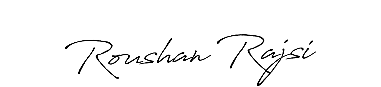 if you are searching for the best signature style for your name Roushan Rajsi. so please give up your signature search. here we have designed multiple signature styles  using Antro_Vectra_Bolder. Roushan Rajsi signature style 7 images and pictures png