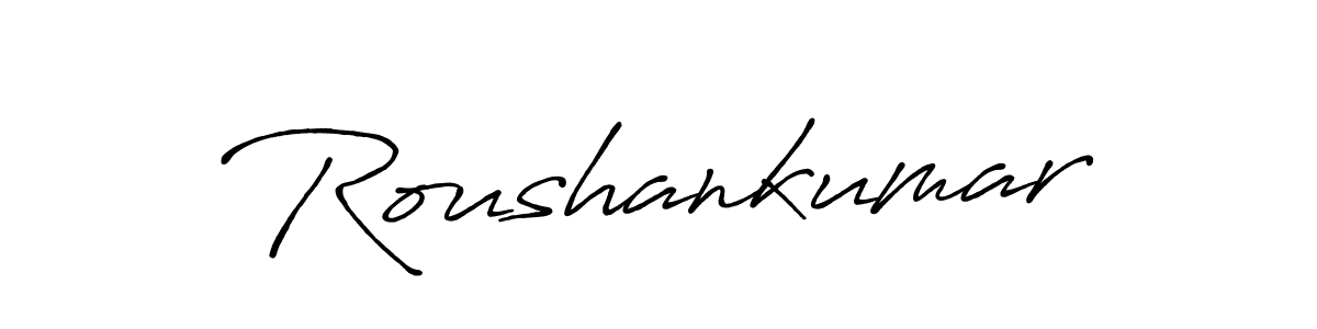 It looks lik you need a new signature style for name Roushankumar. Design unique handwritten (Antro_Vectra_Bolder) signature with our free signature maker in just a few clicks. Roushankumar signature style 7 images and pictures png