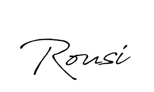 How to Draw Rousi signature style? Antro_Vectra_Bolder is a latest design signature styles for name Rousi. Rousi signature style 7 images and pictures png