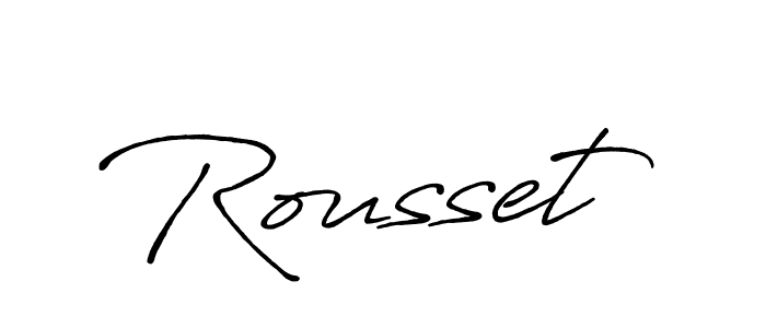 See photos of Rousset official signature by Spectra . Check more albums & portfolios. Read reviews & check more about Antro_Vectra_Bolder font. Rousset signature style 7 images and pictures png