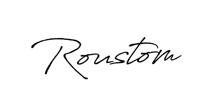 Also You can easily find your signature by using the search form. We will create Roustom name handwritten signature images for you free of cost using Antro_Vectra_Bolder sign style. Roustom signature style 7 images and pictures png