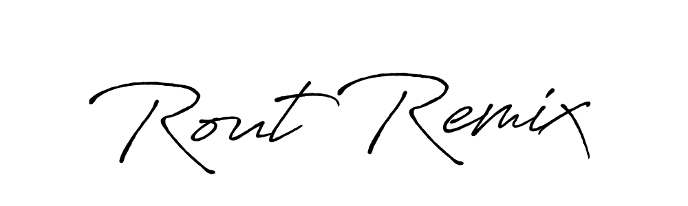 Make a beautiful signature design for name Rout Remix. Use this online signature maker to create a handwritten signature for free. Rout Remix signature style 7 images and pictures png