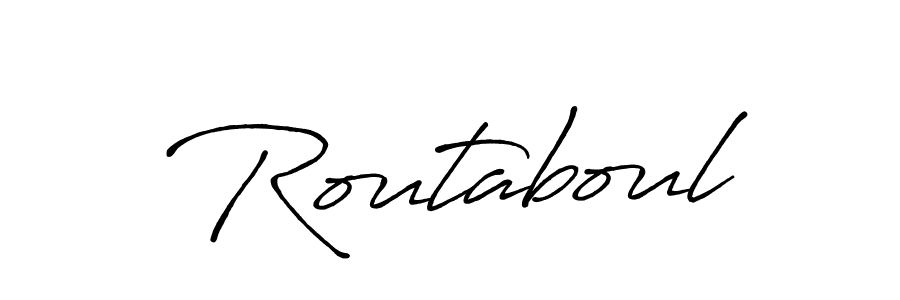 This is the best signature style for the Routaboul name. Also you like these signature font (Antro_Vectra_Bolder). Mix name signature. Routaboul signature style 7 images and pictures png
