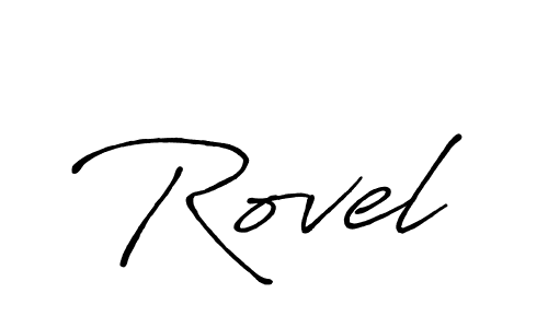 Similarly Antro_Vectra_Bolder is the best handwritten signature design. Signature creator online .You can use it as an online autograph creator for name Rovel. Rovel signature style 7 images and pictures png