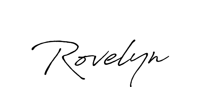 Here are the top 10 professional signature styles for the name Rovelyn. These are the best autograph styles you can use for your name. Rovelyn signature style 7 images and pictures png