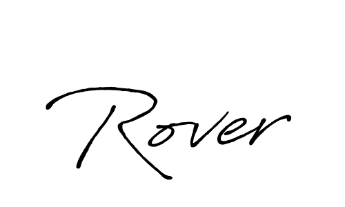 How to make Rover signature? Antro_Vectra_Bolder is a professional autograph style. Create handwritten signature for Rover name. Rover signature style 7 images and pictures png