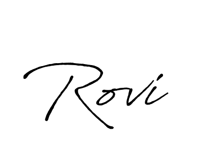 Antro_Vectra_Bolder is a professional signature style that is perfect for those who want to add a touch of class to their signature. It is also a great choice for those who want to make their signature more unique. Get Rovi name to fancy signature for free. Rovi signature style 7 images and pictures png