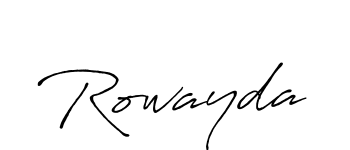 Best and Professional Signature Style for Rowayda. Antro_Vectra_Bolder Best Signature Style Collection. Rowayda signature style 7 images and pictures png