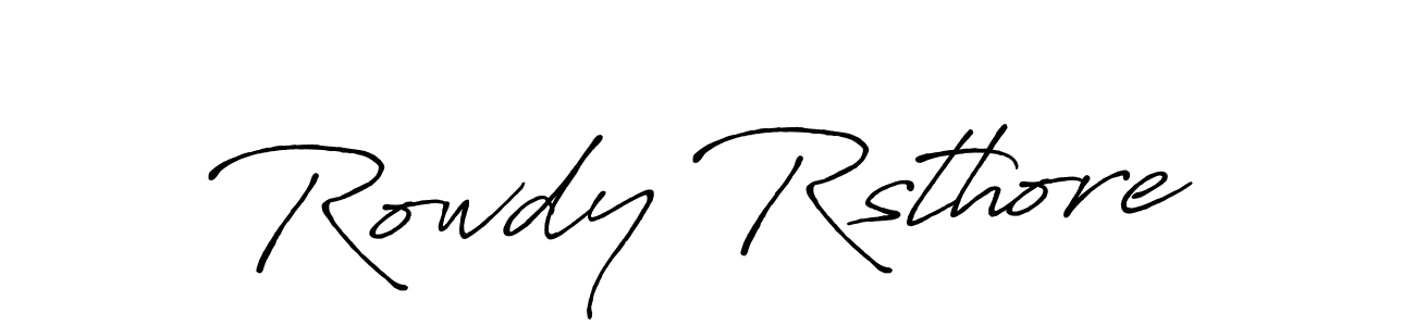 It looks lik you need a new signature style for name Rowdy Rsthore. Design unique handwritten (Antro_Vectra_Bolder) signature with our free signature maker in just a few clicks. Rowdy Rsthore signature style 7 images and pictures png