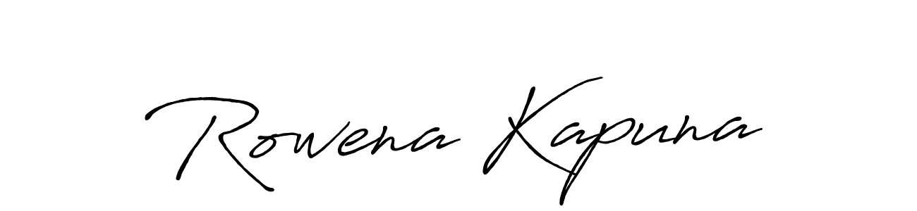 This is the best signature style for the Rowena Kapuna name. Also you like these signature font (Antro_Vectra_Bolder). Mix name signature. Rowena Kapuna signature style 7 images and pictures png