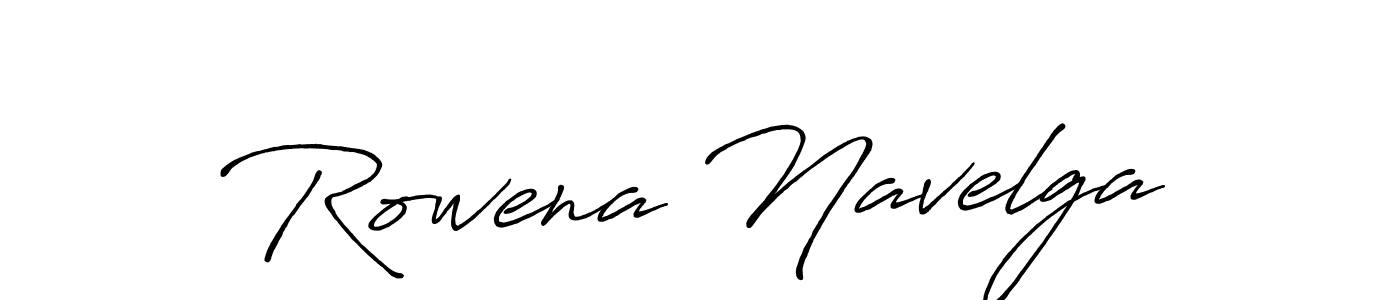Also we have Rowena Navelga name is the best signature style. Create professional handwritten signature collection using Antro_Vectra_Bolder autograph style. Rowena Navelga signature style 7 images and pictures png