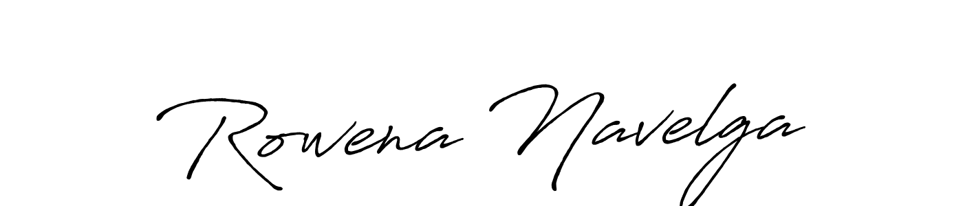 Also we have Rowena Navelga name is the best signature style. Create professional handwritten signature collection using Antro_Vectra_Bolder autograph style. Rowena Navelga signature style 7 images and pictures png