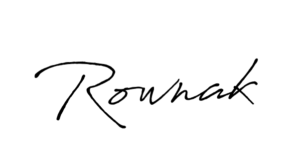 Make a beautiful signature design for name Rownak. Use this online signature maker to create a handwritten signature for free. Rownak signature style 7 images and pictures png