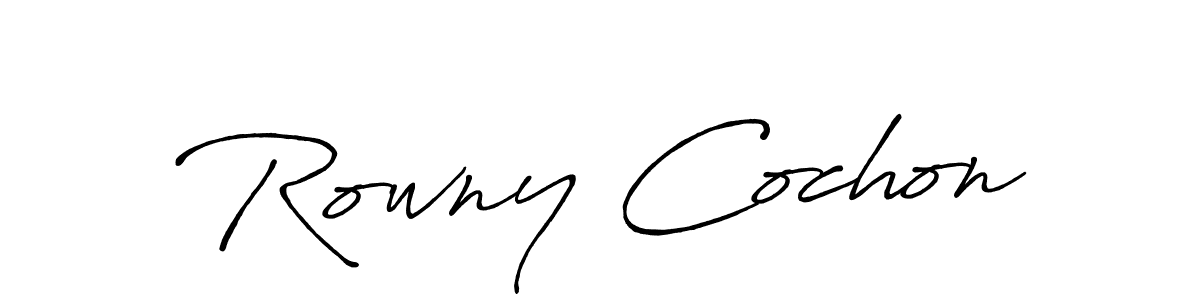 It looks lik you need a new signature style for name Rowny Cochon. Design unique handwritten (Antro_Vectra_Bolder) signature with our free signature maker in just a few clicks. Rowny Cochon signature style 7 images and pictures png