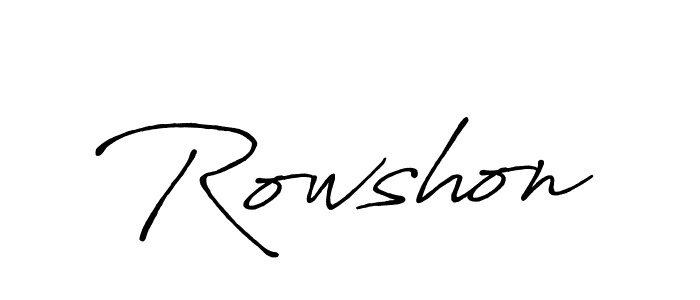 How to Draw Rowshon signature style? Antro_Vectra_Bolder is a latest design signature styles for name Rowshon. Rowshon signature style 7 images and pictures png