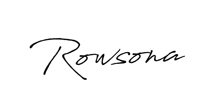 You should practise on your own different ways (Antro_Vectra_Bolder) to write your name (Rowsona) in signature. don't let someone else do it for you. Rowsona signature style 7 images and pictures png