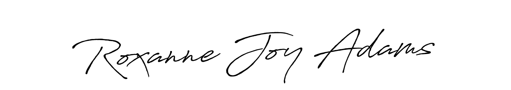 Make a beautiful signature design for name Roxanne Joy Adams. Use this online signature maker to create a handwritten signature for free. Roxanne Joy Adams signature style 7 images and pictures png