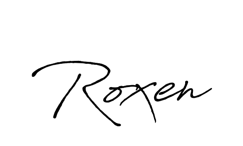 Once you've used our free online signature maker to create your best signature Antro_Vectra_Bolder style, it's time to enjoy all of the benefits that Roxen name signing documents. Roxen signature style 7 images and pictures png