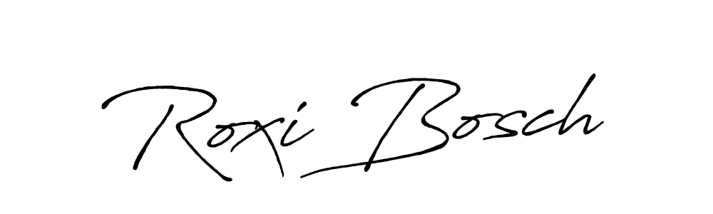 Similarly Antro_Vectra_Bolder is the best handwritten signature design. Signature creator online .You can use it as an online autograph creator for name Roxi Bosch. Roxi Bosch signature style 7 images and pictures png