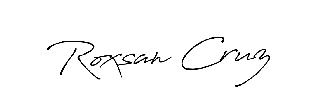 Make a beautiful signature design for name Roxsan Cruz. Use this online signature maker to create a handwritten signature for free. Roxsan Cruz signature style 7 images and pictures png