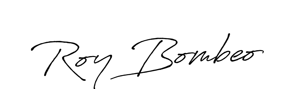 How to make Roy Bombeo signature? Antro_Vectra_Bolder is a professional autograph style. Create handwritten signature for Roy Bombeo name. Roy Bombeo signature style 7 images and pictures png