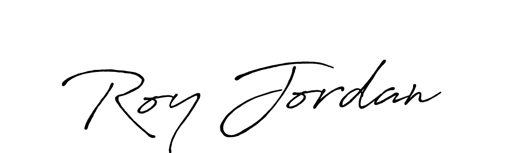 Design your own signature with our free online signature maker. With this signature software, you can create a handwritten (Antro_Vectra_Bolder) signature for name Roy Jordan. Roy Jordan signature style 7 images and pictures png