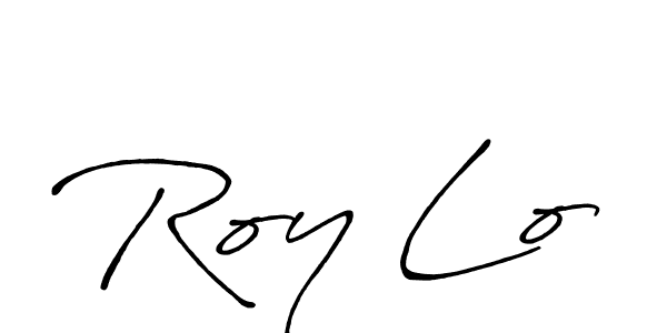 Design your own signature with our free online signature maker. With this signature software, you can create a handwritten (Antro_Vectra_Bolder) signature for name Roy Lo. Roy Lo signature style 7 images and pictures png