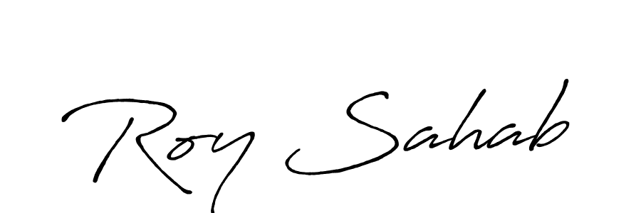 Make a beautiful signature design for name Roy Sahab. Use this online signature maker to create a handwritten signature for free. Roy Sahab signature style 7 images and pictures png
