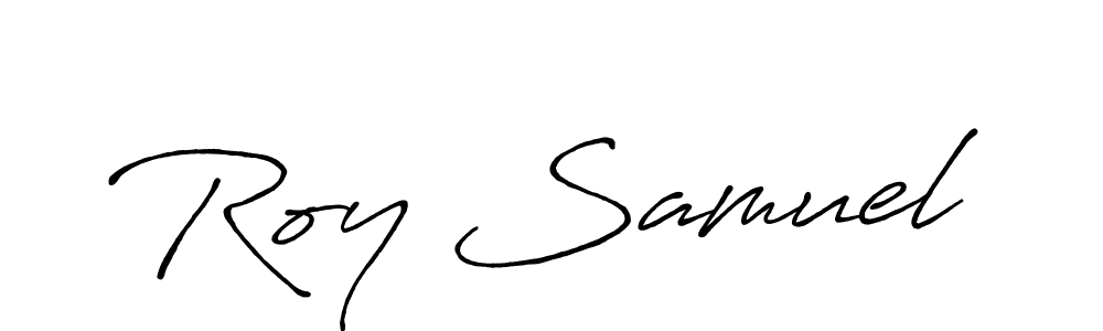 Best and Professional Signature Style for Roy Samuel. Antro_Vectra_Bolder Best Signature Style Collection. Roy Samuel signature style 7 images and pictures png