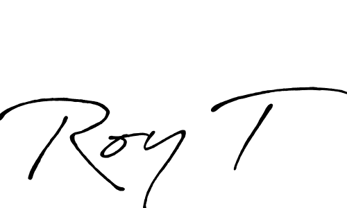 You can use this online signature creator to create a handwritten signature for the name Roy T. This is the best online autograph maker. Roy T signature style 7 images and pictures png