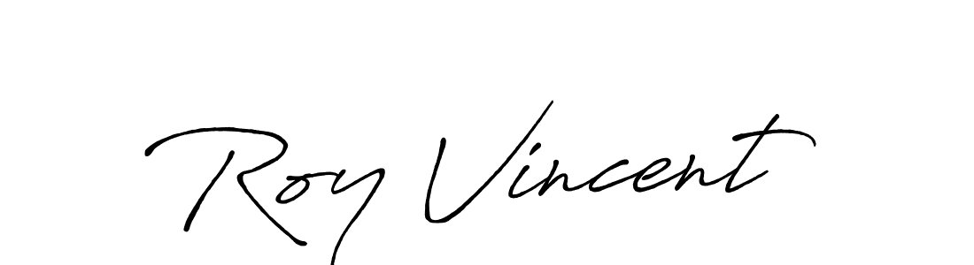 Make a beautiful signature design for name Roy Vincent. Use this online signature maker to create a handwritten signature for free. Roy Vincent signature style 7 images and pictures png