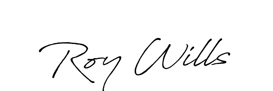 Once you've used our free online signature maker to create your best signature Antro_Vectra_Bolder style, it's time to enjoy all of the benefits that Roy Wills name signing documents. Roy Wills signature style 7 images and pictures png