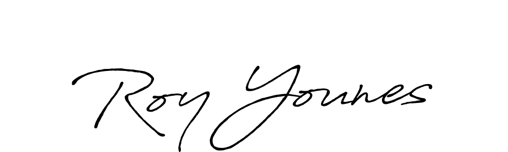 How to make Roy Younes signature? Antro_Vectra_Bolder is a professional autograph style. Create handwritten signature for Roy Younes name. Roy Younes signature style 7 images and pictures png