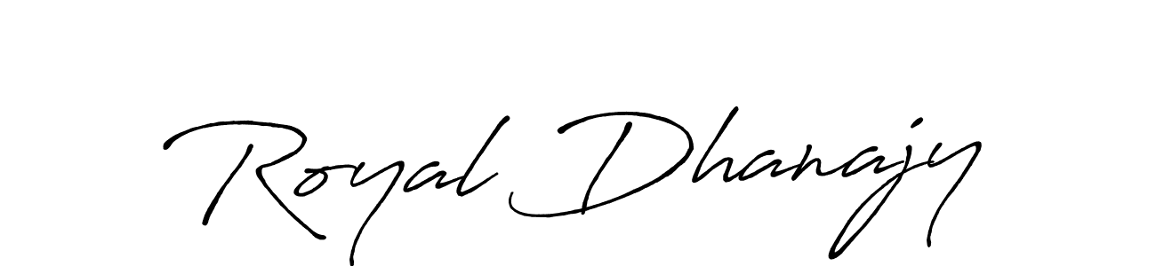 Make a beautiful signature design for name Royal Dhanajy. Use this online signature maker to create a handwritten signature for free. Royal Dhanajy signature style 7 images and pictures png