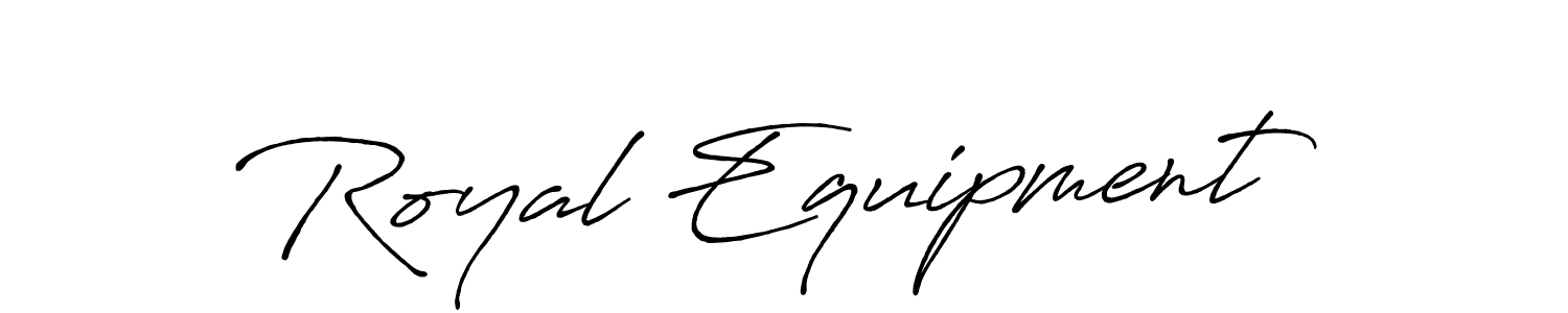 Also we have Royal Equipment name is the best signature style. Create professional handwritten signature collection using Antro_Vectra_Bolder autograph style. Royal Equipment signature style 7 images and pictures png