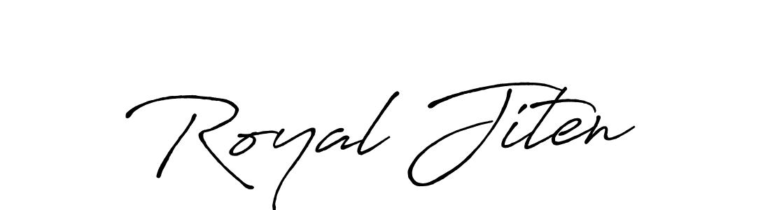 It looks lik you need a new signature style for name Royal Jiten. Design unique handwritten (Antro_Vectra_Bolder) signature with our free signature maker in just a few clicks. Royal Jiten signature style 7 images and pictures png