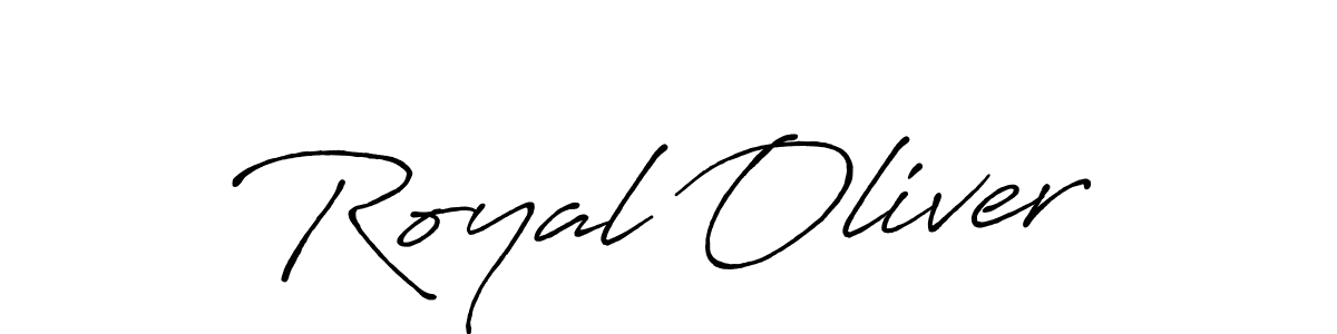 Also You can easily find your signature by using the search form. We will create Royal Oliver name handwritten signature images for you free of cost using Antro_Vectra_Bolder sign style. Royal Oliver signature style 7 images and pictures png