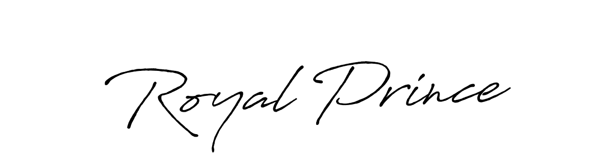 Also You can easily find your signature by using the search form. We will create Royal Prince name handwritten signature images for you free of cost using Antro_Vectra_Bolder sign style. Royal Prince signature style 7 images and pictures png