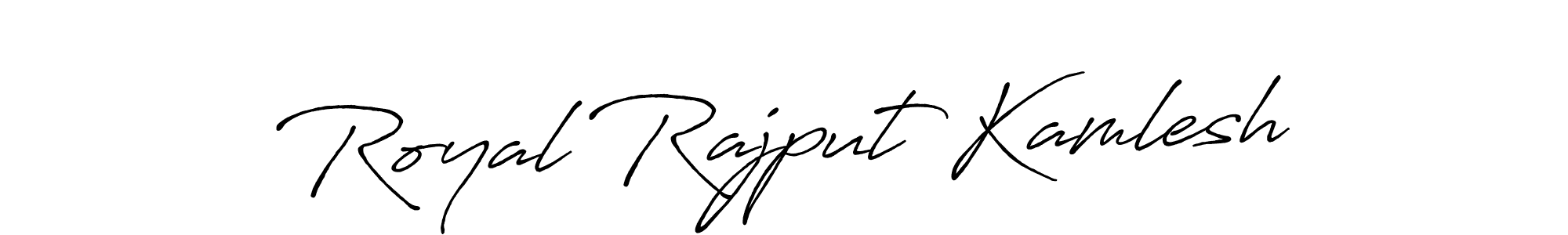 How to make Royal Rajput Kamlesh signature? Antro_Vectra_Bolder is a professional autograph style. Create handwritten signature for Royal Rajput Kamlesh name. Royal Rajput Kamlesh signature style 7 images and pictures png