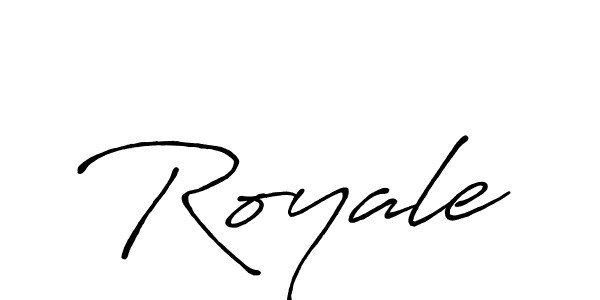 How to make Royale signature? Antro_Vectra_Bolder is a professional autograph style. Create handwritten signature for Royale name. Royale signature style 7 images and pictures png