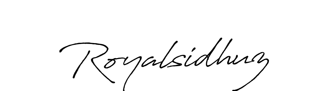 Once you've used our free online signature maker to create your best signature Antro_Vectra_Bolder style, it's time to enjoy all of the benefits that Royalsidhuz name signing documents. Royalsidhuz signature style 7 images and pictures png