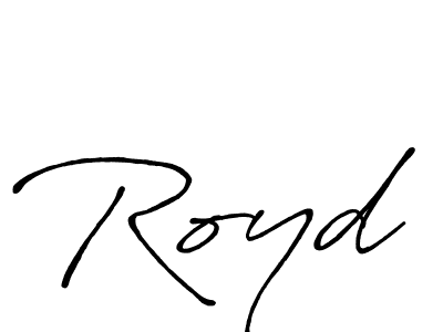 You should practise on your own different ways (Antro_Vectra_Bolder) to write your name (Royd) in signature. don't let someone else do it for you. Royd signature style 7 images and pictures png