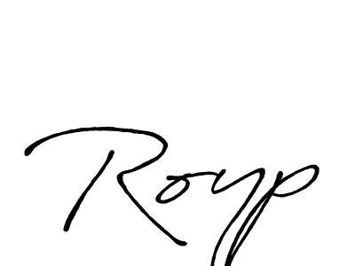 Also You can easily find your signature by using the search form. We will create Royp name handwritten signature images for you free of cost using Antro_Vectra_Bolder sign style. Royp signature style 7 images and pictures png