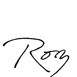 if you are searching for the best signature style for your name Roz. so please give up your signature search. here we have designed multiple signature styles  using Antro_Vectra_Bolder. Roz signature style 7 images and pictures png