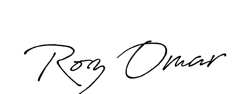 Once you've used our free online signature maker to create your best signature Antro_Vectra_Bolder style, it's time to enjoy all of the benefits that Roz Omar name signing documents. Roz Omar signature style 7 images and pictures png