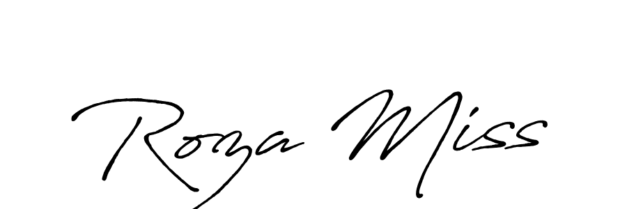 Make a short Roza Miss signature style. Manage your documents anywhere anytime using Antro_Vectra_Bolder. Create and add eSignatures, submit forms, share and send files easily. Roza Miss signature style 7 images and pictures png