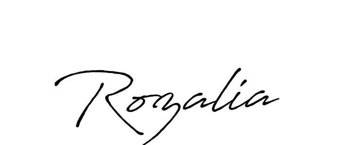 Rozalia stylish signature style. Best Handwritten Sign (Antro_Vectra_Bolder) for my name. Handwritten Signature Collection Ideas for my name Rozalia. Rozalia signature style 7 images and pictures png