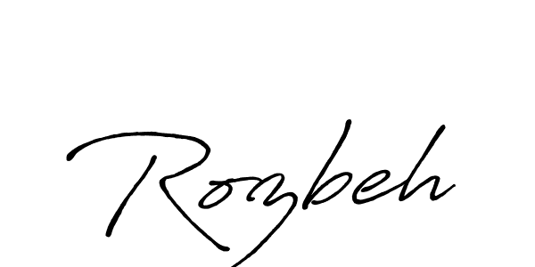 Here are the top 10 professional signature styles for the name Rozbeh. These are the best autograph styles you can use for your name. Rozbeh signature style 7 images and pictures png